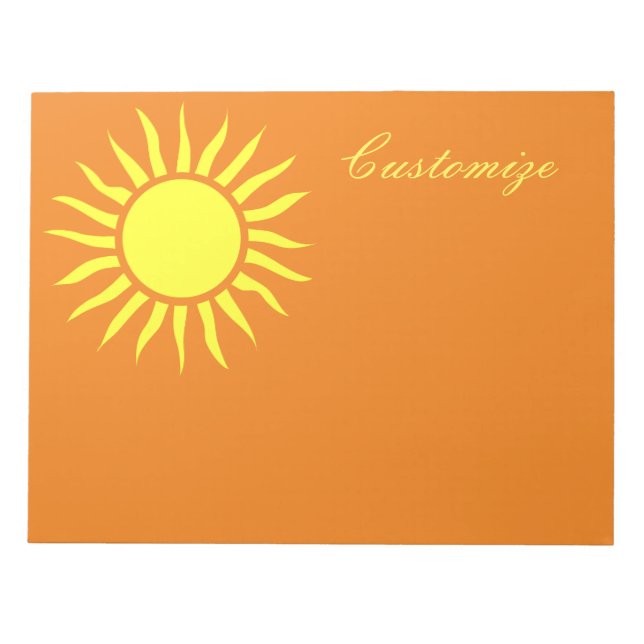 Blazing Sun Thunder_Cove Notizblock (Vorderseite)