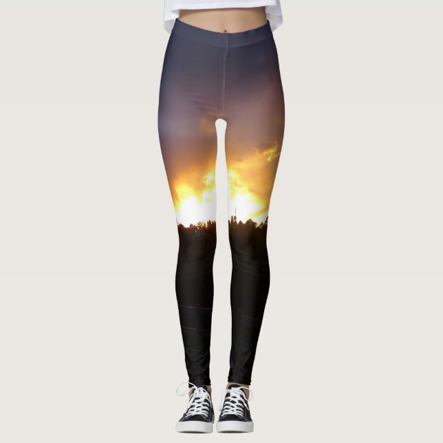 Blazing Sunset Leggings (Vorderseite)