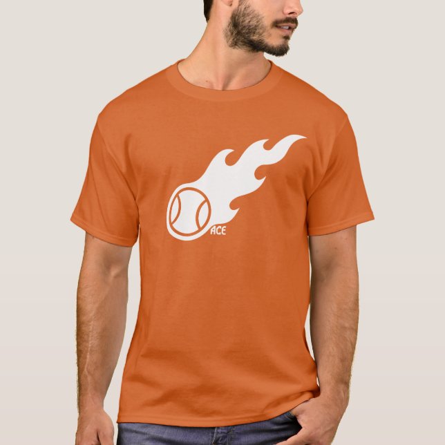 Blazing Tennis Ball T-Shirt (Vorderseite)