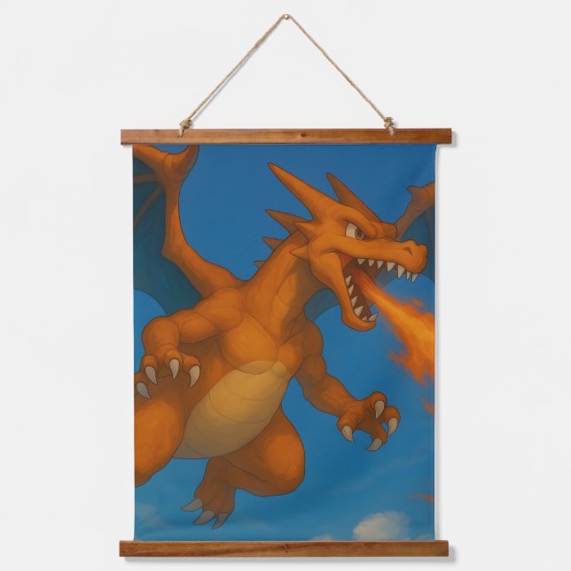 Blazoth Wandteppich Mit Holzrahmen (Vorderseite)