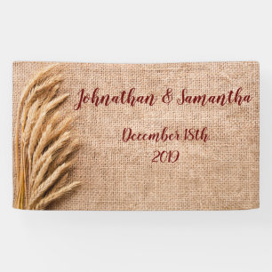 Blé de bannière personnalisé 3'x5' sur le sac Burl