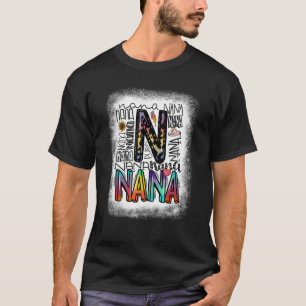 Bleach Leopard Gefärbte Krawatte Nana Typografy Ha T-Shirt