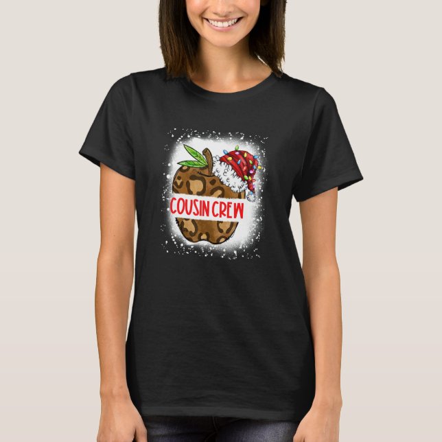 Bleached Apple Cousin Crew Santa Claus Kids Boys C T-Shirt (Vorderseite)