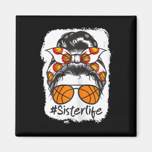 Bleached Bysketbyll Sister Life Messy Bun Byll Magnet