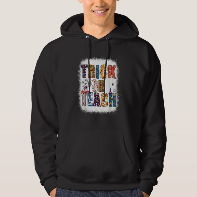 Bleached Trick Or Teach For Teachers Halloween Cos Hoodie (Vorderseite)