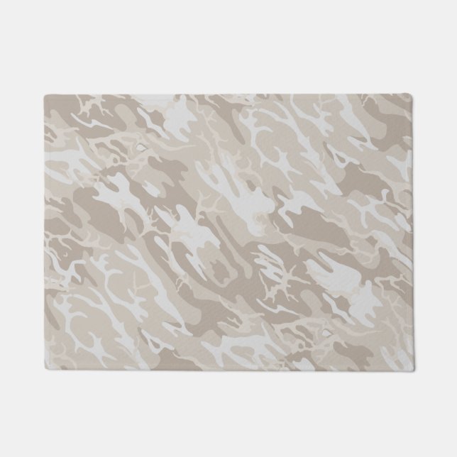 Bleached Wasteland Camouflage Fußmatte (Vorderseite)