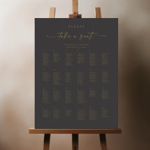 BLEAIRE Alphabétique Moderne Mariage Tableau de si