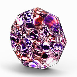 Blebs aus farbigem Glas oder wertvollen Steinen? Fotoblock