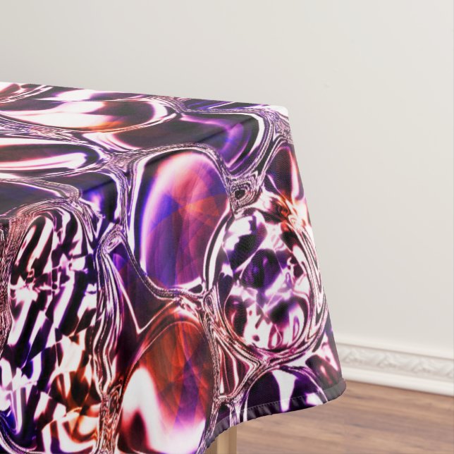 Blebs aus farbigem Glas oder wertvollen Steinen? Tischdecke (Beispiel)