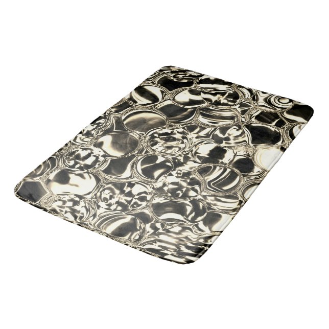 Blebs aus Gold oder Glasblasen? Badematte (Schrägansicht)