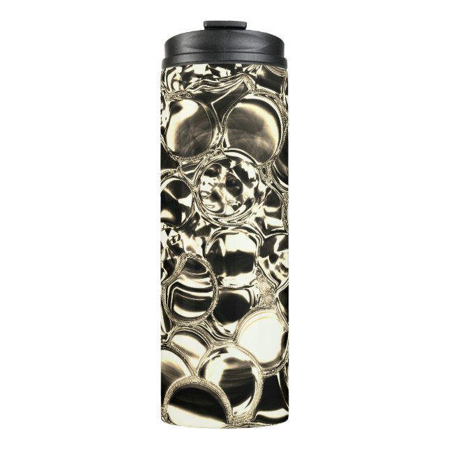 Blebs aus Gold oder Glasblasen? Thermosbecher (Vorderseite)