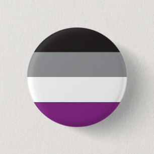 Blech Asexual Flagge - Love i Love Button