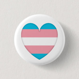 Blech Flagge Transsexueller Herz - Love i Love Button