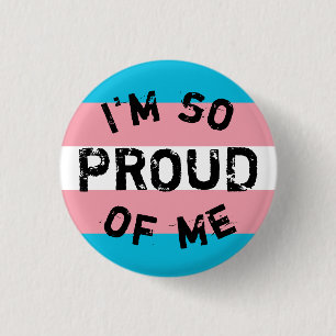 Blech Flagge Transsexueller Unter Proud - Love i Button