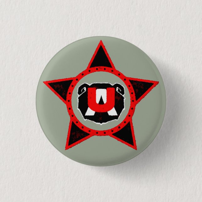 Blech zerschellt ursus button (Vorderseite)