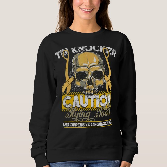 Blechbügel für Metallschieber 1 Sweatshirt (Vorderseite)