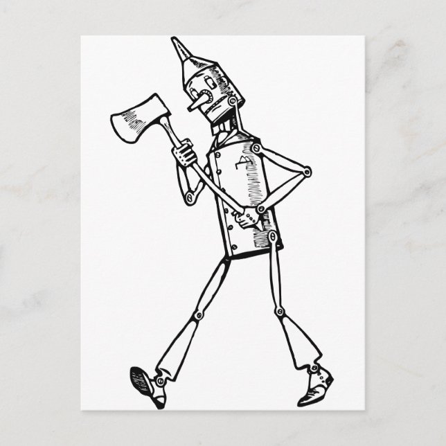 Blechholzfäller Postkarte (Vorderseite)