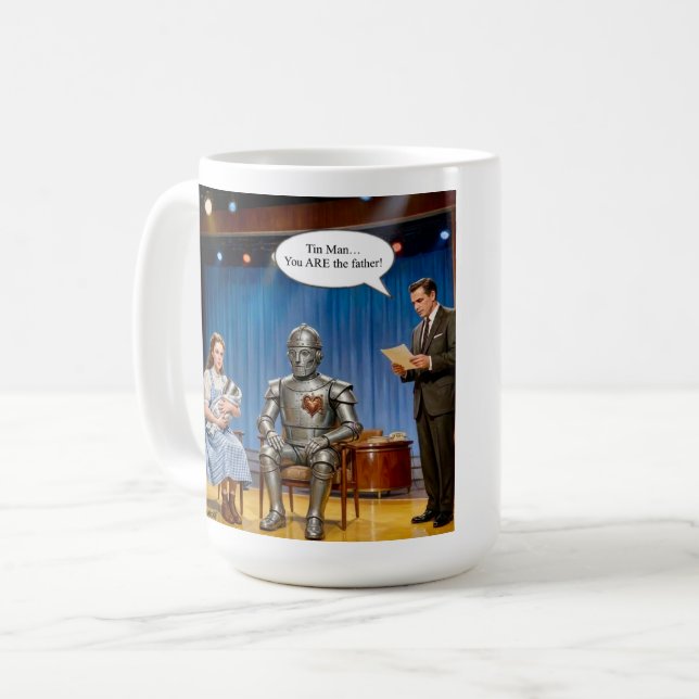 Blechmann du bist der Vater  Kaffeetasse (Vorderseite Links)