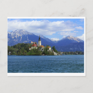 Bled Island - der Schatz Sloweniens Postkarte