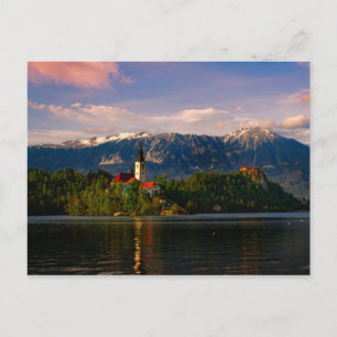 Bled Lake Postkarte