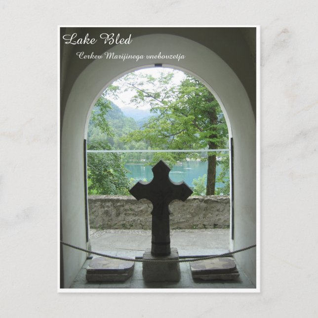 Bled-See, Slovenien Postcard Postkarte (Vorderseite)