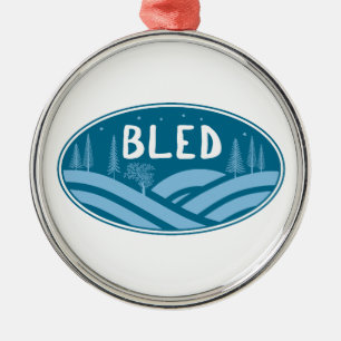 Bled Slovenija im Freien Ornament Aus Metall