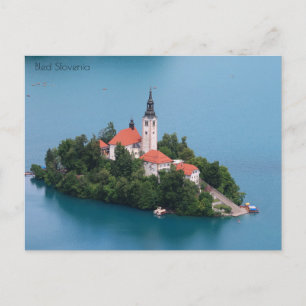 Bled Slowenien Postkarte