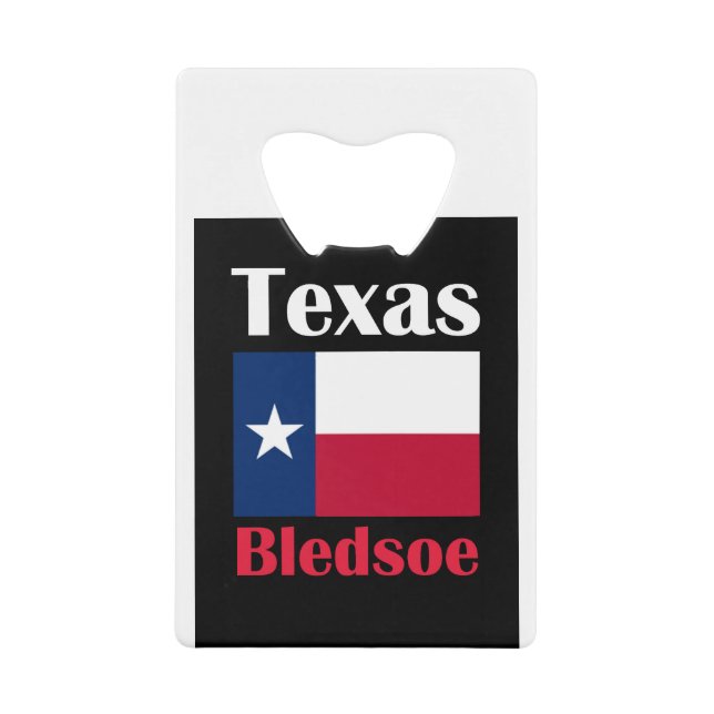 Bledsoe TX Geldbeutel Flaschenöffner (Vorderseite)