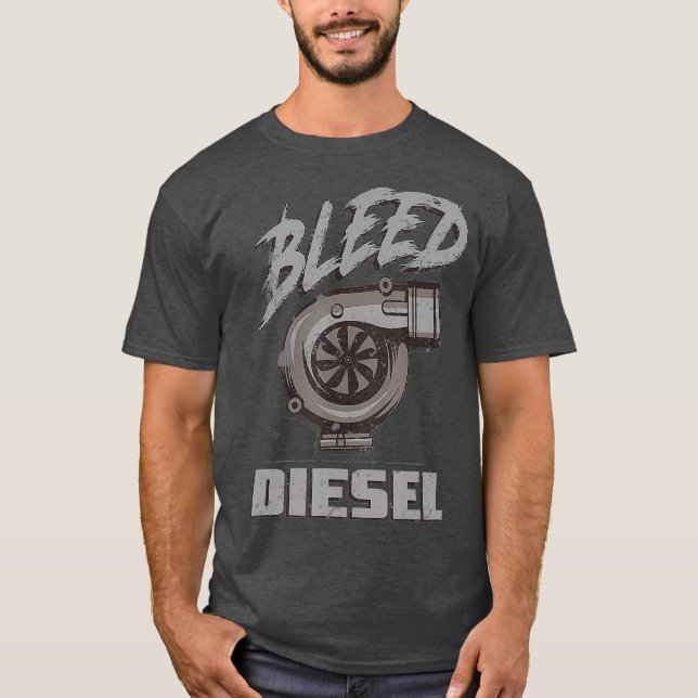 Bleed Diesel Fuel Diesels Trucks Roll Coal  Gift T-Shirt (Vorderseite)