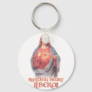 Bleeding Heart Liberal Jesus Schlüsselanhänger