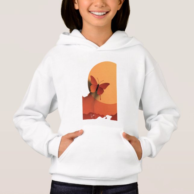 Bleeding Wings Fragile Freedom The Cost of Flight  Hoodie (Vorderseite)