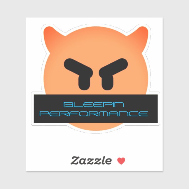 Bleepin Performance Logo Sticker (Feuille)