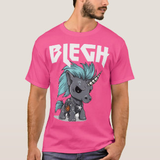 Blegh Heavy Metal Metalcore Unicorn T-Shirt