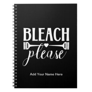 Blei Bitte - Friseur Stylist Journal Notizblock