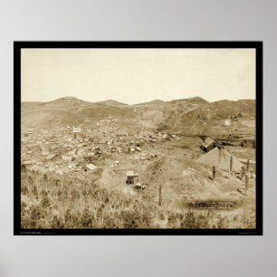 Blei-Stadtmine & Mill SD 1889 Poster