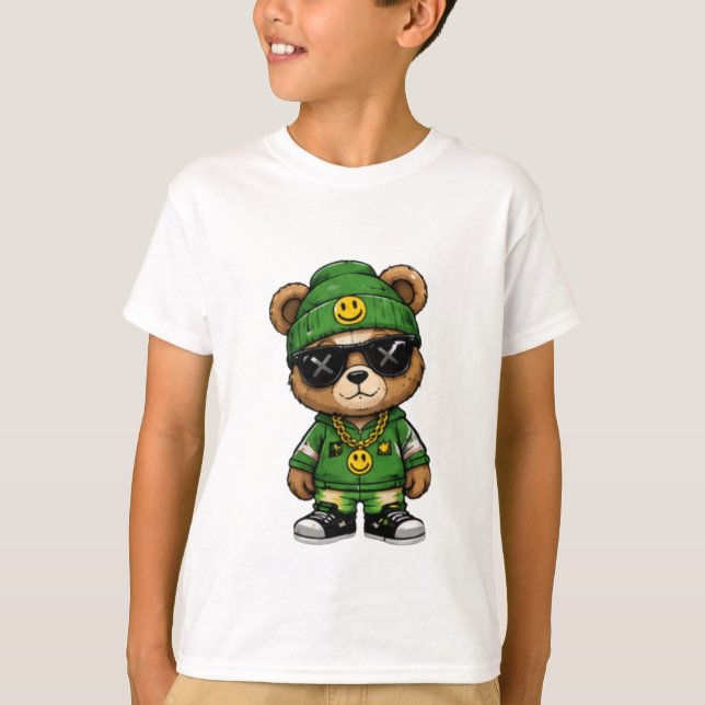 Bleib Chill Bär T-Shirt (Vorderseite)