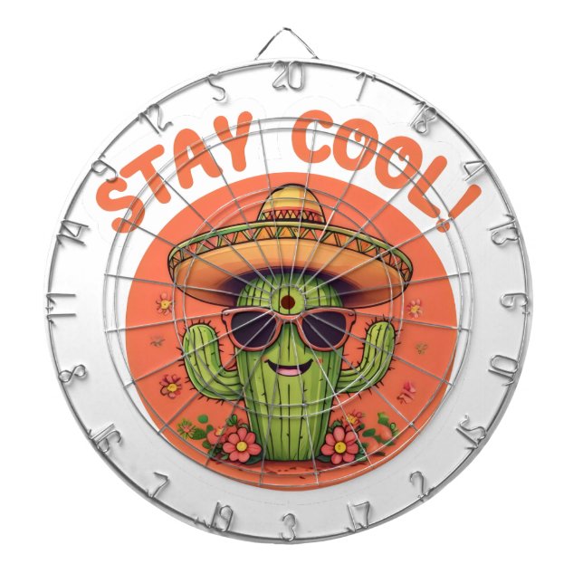 Bleib cool. dartscheibe (vorne)