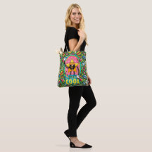 Bleib Cool Pop-Art-Muster-Tasche
