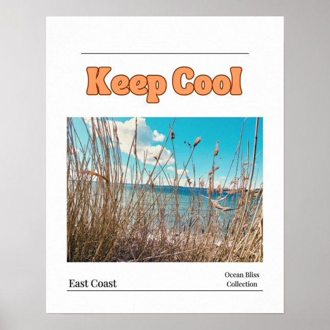 Bleib cool poster (Vorne)