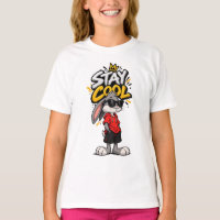 Bleib Cool Street Style Kaninchen Grafik – Lustige