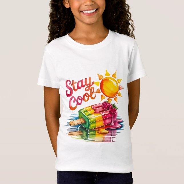 Bleib cool  T-Shirt (Vorderseite)