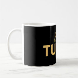 Bleib dran – Motivationszitat Kaffeetasse