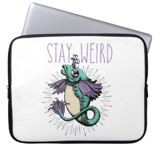Bleib eigenartig laptopschutzhülle