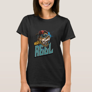 Bleib es lustig Cool Männer Angeln Fischer Angler T-Shirt
