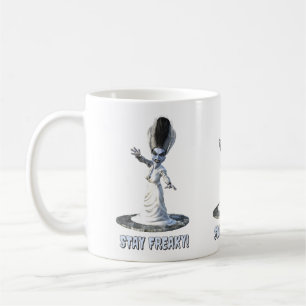 Bleib freakig! Braut von Frankenstein Kaffeetasse