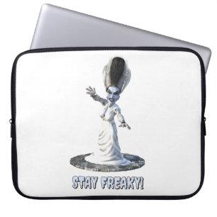 Bleib freakig! Braut von Frankenstein Laptopschutzhülle