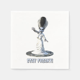 Bleib freakig! Braut von Frankenstein Serviette