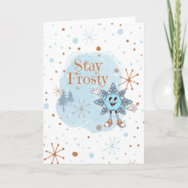 Bleib Frostig Feiertagskarte