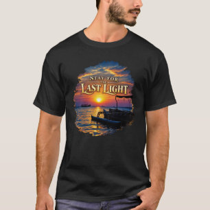 Bleib für den letzten goldenen Sonnenuntergangs-Oz T-Shirt