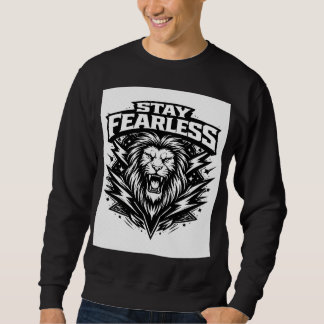 Bleib Furchtlos Löwe T-Shirt | Kühne Streetwear Gr Sweatshirt